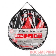 Пусковые провода 600А 3м до -40°C чехол AT-3047 Intertool