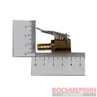 Наконечник подкачки под шланг 8 мм с большим отверстием для подкачки колес спецтехники АС04