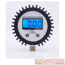 Манометр цифровой диаметр 63 мм 1/4 дисплей 20х40 мм к пистолету для накачки шин DP-B04