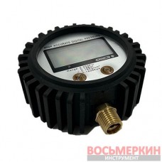 Манометр цифровой диаметр 70 мм 1/4 дисплей 25х45 мм к пистолету для накачки шин DP-B05