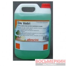 Средство для очистки стекол 5 кг Dik vetri Allegrini