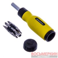 Отвертка реверсивная с трещоткой 13 сменных насадок RSD1301 Стандарт