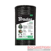 Сетка универсальная UNINET 26 г/м2 ячейка 14х16 мм 1х100м AS-UN2610100 Bradas
