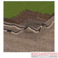 Сетка универсальная UNINET 26 г/м2 ячейка 14х16 мм 1х100м AS-UN2610100 Bradas