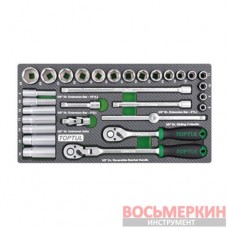 Набор инструмента 3/8 30 единиц в ложементе GEA3005 Toptul
