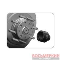 Набор головок для стопорных гаек с внутренними зубьями KM4-KM12 9 единиц JGAI0902 Toptul