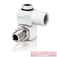 Шарнирный переходник 1/4 для пневмоинструмента и воздушных линий KACH0801 Toptul