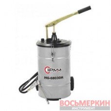 Нагнетатель смазки ручной мобильный бак 30 кг HG-68030H HPMM