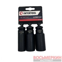 Набор головок ударных удлиненных 1/2 3 единицы 17, 19, 21 мм Cr-Mo STORM ET-8501 Intertool