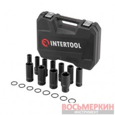 Набор головок ударных удлиненных 1/2 11 ед 10-24 мм Cr-Mo STORM ET-8505 Intertool