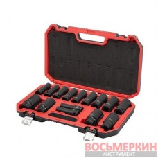 Набор головок ударных удлиненных 1/2 15 ед 10-32 мм Cr-Mo STORM ET-8504 Intertool