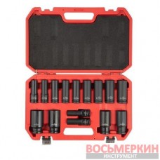Набор головок ударных удлиненных 1/2 15 ед 10-32 мм Cr-Mo STORM ET-8504 Intertool