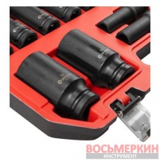 Набор головок ударных удлиненных 1/2 15 ед 10-32 мм Cr-Mo STORM ET-8504 Intertool