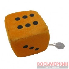 Игрушка Кубик на присоске 8 см оранжевый