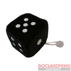 Игрушка Кубик на присоске 8 см черный