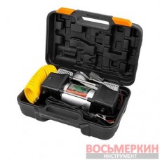 Компрессор автомобильный с фонарем 12В 65л/мин 7 бар в кейсе RF-2014360 Rockforce