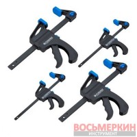 Набор струбцин 4 штуки 2шт-150мм 2шт-100мм F-38405 Forsage
