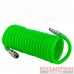 Шланг витой полиуретановый 12мм х 8мм х 5м с быстроразъемами RF-1208-5Green Rockforce