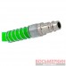 Шланг витой полиуретановый 12мм х 8мм х 5м с быстроразъемами RF-1208-5Green Rockforce