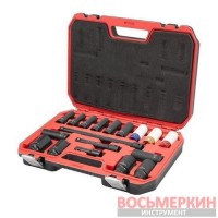 Набор головок и удлинителей ударных 1/2 18 едниц ET-8506 Intertool