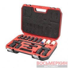 Набор головок и удлинителей ударных 1/2 18 едниц ET-8506 Intertool
