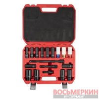Набор головок и удлинителей ударных 1/2 18 едниц ET-8506 Intertool