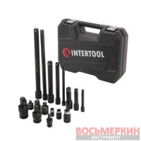 Набор переходников и удлинителей ударных 18 ед. Cr-V/Cr-Mo STORM ET-8513 Intertool