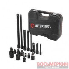 Набор переходников и удлинителей ударных 18 ед. Cr-V/Cr-Mo STORM ET-8513 Intertool