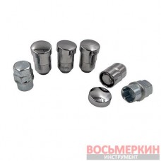 Набор секреток колесных 12 x 36 шаг 1.25 2 ключа 6 предметов 416444 Н2 WALLINE 52038
