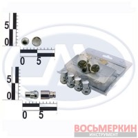 Набор секреток колесных 12 x 36 шаг 1.25 2 ключа 6 предметов 418445 Н2 WALLINE 52040