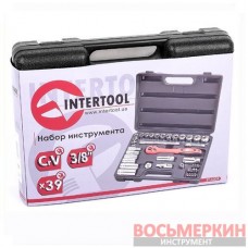 Профессиональный набор инструмента 39ед. 3/8 Cr-V ET-6039 Intertool