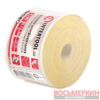 Шлифовальная шкурка на бумажной основе К100 115 мм x 50 м BT-0820 Intertool
