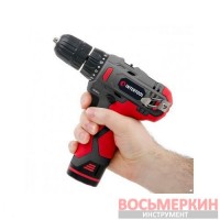 Дрель-шуруповерт аккумуляторная 12 В 30 Нм 0-350/0-1300 об/мин 0.8-10 мм литий-ион 1.3 Ач DT-0310 Intertool