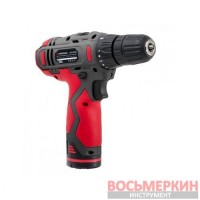 Дрель-шуруповерт аккумуляторная 12 В 30 Нм 0-350/0-1300 об/мин 0.8-10 мм литий-ион 1.3 Ач DT-0310 Intertool