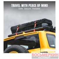 Набор стяжных ремней с храповым механизмом 4 шт 680 кг TRZD-RL Torin