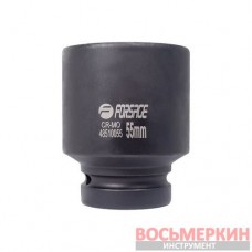 Головка ударная глубокая 55 мм 6гранная 1 F-48510055 Forsage
