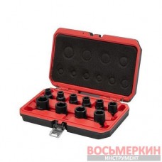 Набор головок ударных 1/2 10 единиц 10-24 мм Cr-Mo STORM ET-8503 Intertool