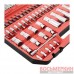 Набор инструментов 1/2 и 1/4 111 единиц ET-9110 Intertool