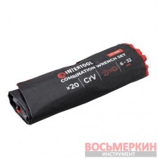 Набор ключей комбинированных 20 штук 6-32 мм профессиональные XT-1520 Intertool