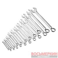 Набор ключей комбинированных 20 штук 6-32 мм профессиональные XT-1520 Intertool