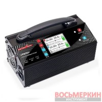 Зарядное устройство 2-канальное 24В 25А 2-6S LiPo/LiHV 1200Вт 220В UP600PLUS Protester