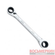 Ключ накидной с двойной трещоткой 72 зубца Pro-Series 12x15-14x13 мм ABAD1215 Toptul