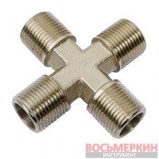 Крестовое соединение с внешней резьбой 1/4 S1284-2 Airkraft