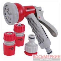 Пистолет-распылитель 8-ми функциональный GE-0002 Intertool