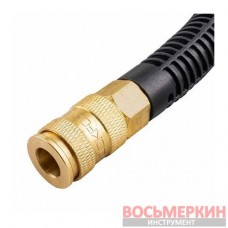 Шланг резиновый воздушный армированный с фитингами 10 мм х 15 мм х 5 м RF-AHC-10/G Rockforce