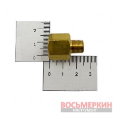 Переходник внутренняя резьба 1/4 наружная резьба 1/8 FM P-6-1 Sumake