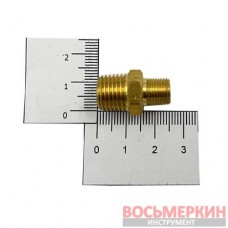 Переходник наружная резьба 1/4 наружная резьба 1/8 MM P-11 Sumake