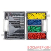 Набор бит и сверл 300 предметов Pom-423090 Forsage