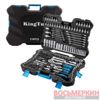 Набор инструментов 216 предметов 1/4 3/8 1/2 6гр. KT-38841 EURO KingTul
