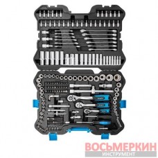 Набор инструментов 216 предметов 1/4 3/8 1/2 6гр. KT-38841 EURO KingTul